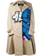 Junya Watanabe Printed Trench Coat - Nude & Neutrals