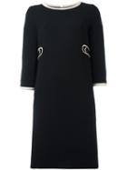 Goat 'wilder' Dress, Women's, Size: 10, Black, Wool/acetate/polyester