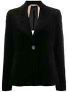 Nº21 Corduroy Style Blazer Jacket - Black
