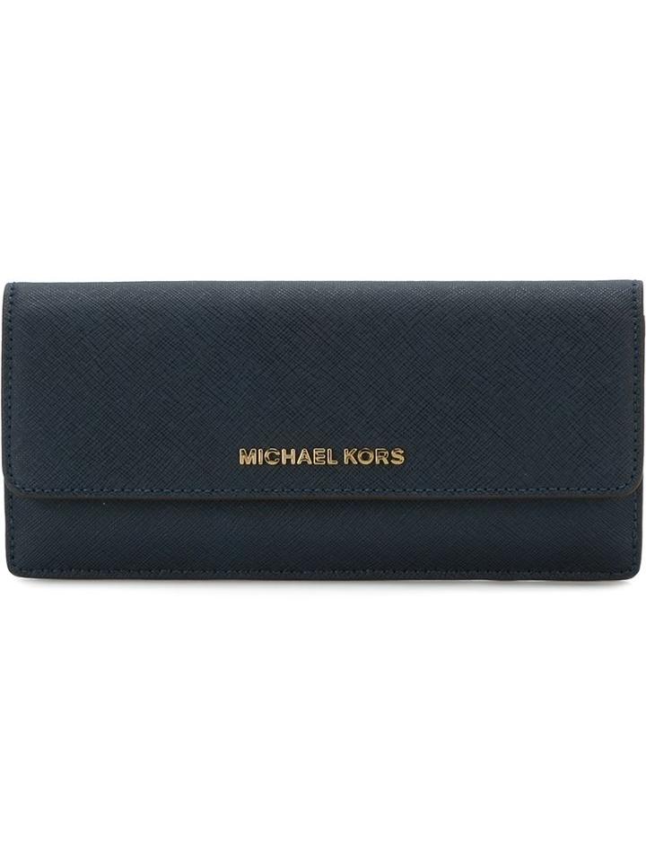 Michael Michael Kors 'jet Set' Flap Wallet