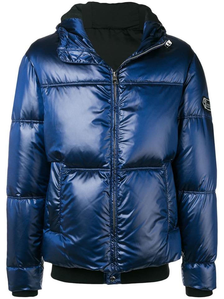 Versace Collection Padded Jacket - Blue