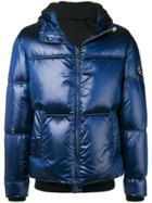 Versace Collection Padded Jacket - Blue