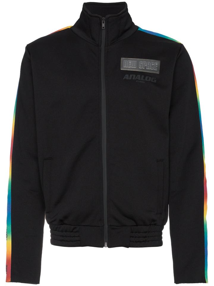 Off-white C/o Art Dad Time Travelling Print Track Jacket - Black