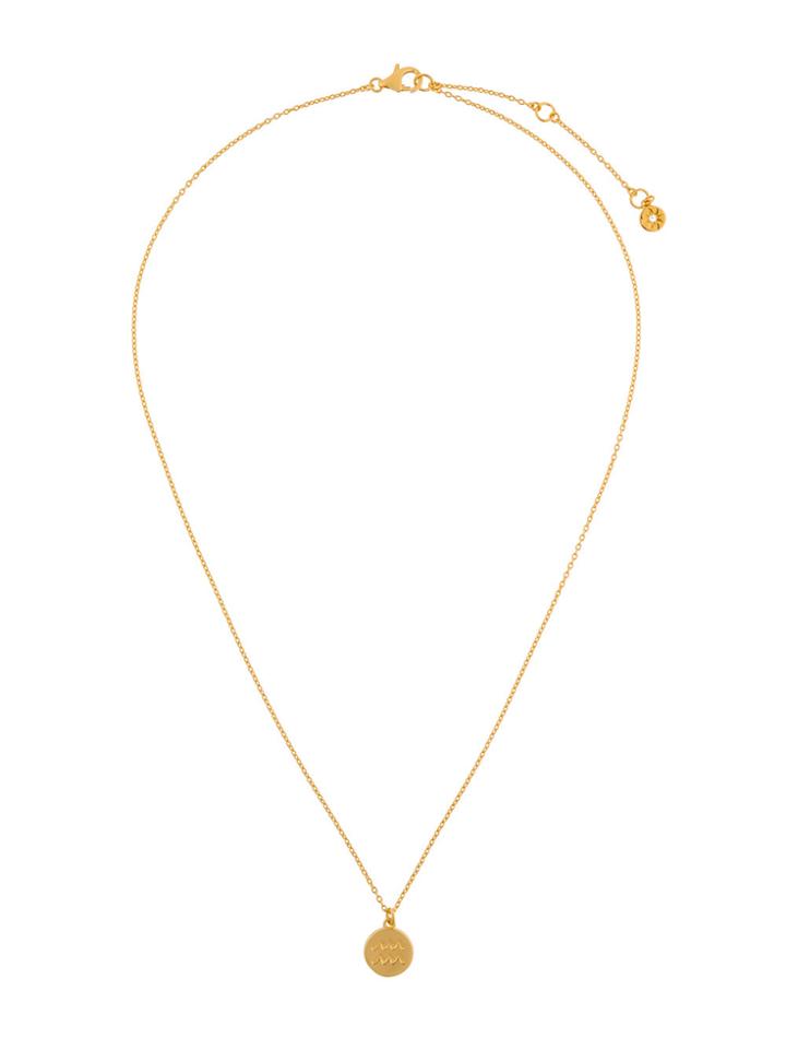 Astley Clarke Zodiac Aquarius Pendant Necklace - Metallic