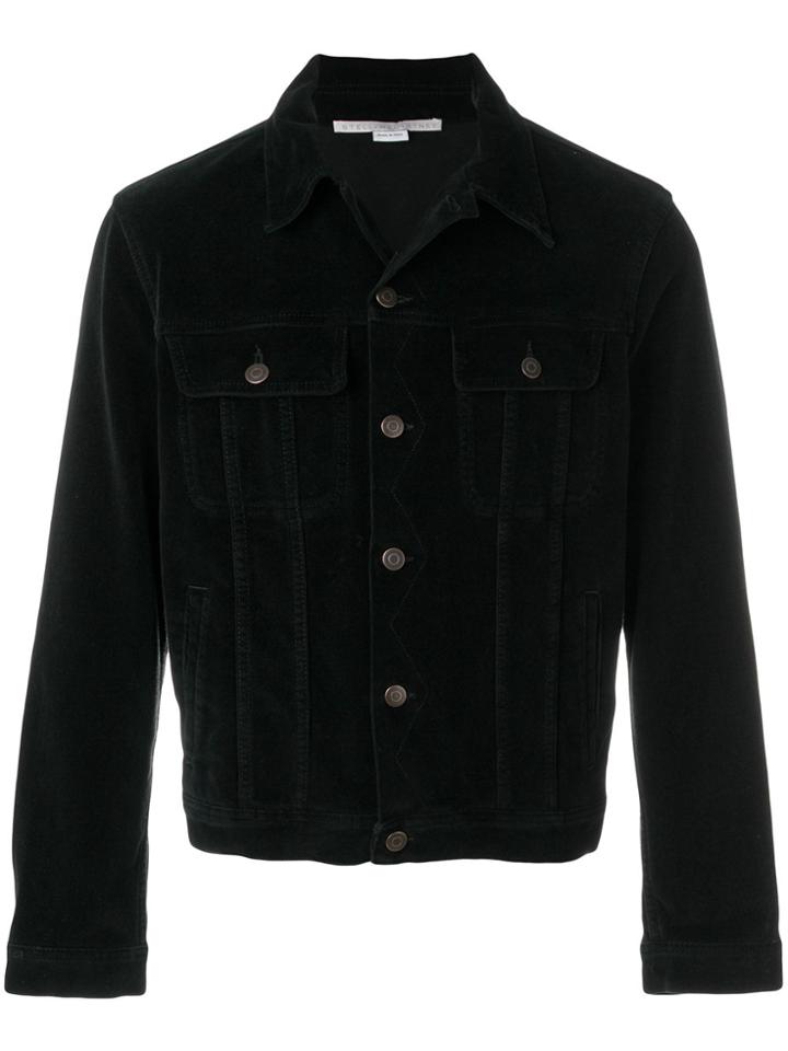 Stella Mccartney Dicky Velvet Jean Jacket - Black