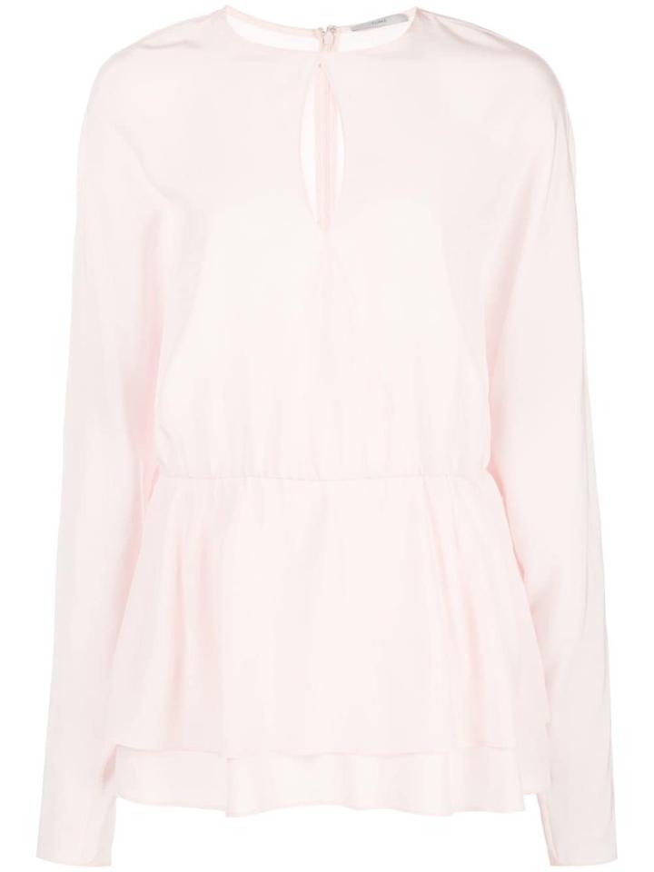 Tome Keyhole Surplice Top - Pink