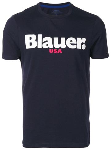Blauer Logo Print T-shirt - Blue