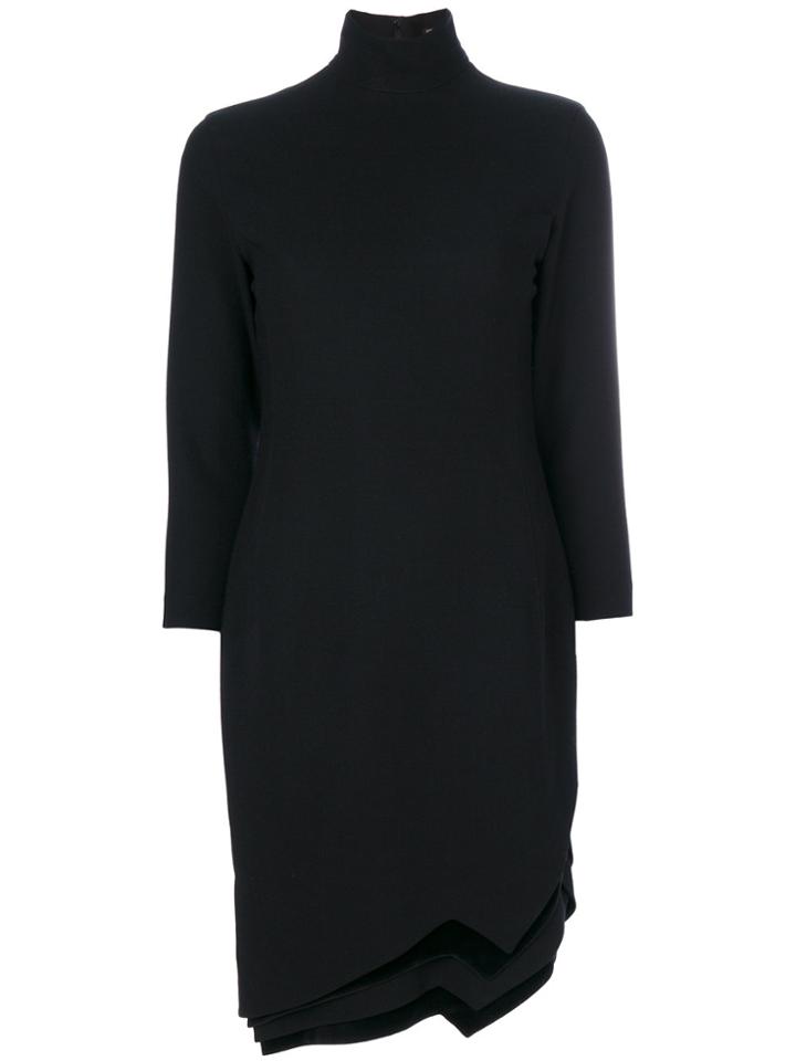 Versace Vintage Velvet Cocktail Dress - Black