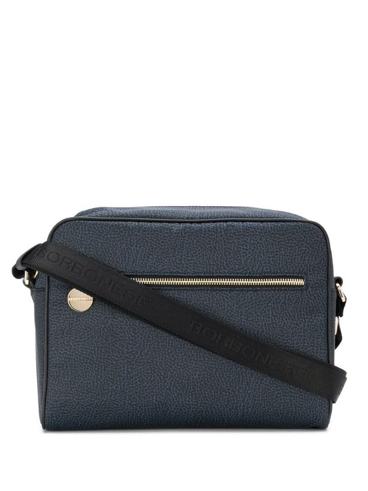 Borbonese All-over Print Tote - Black