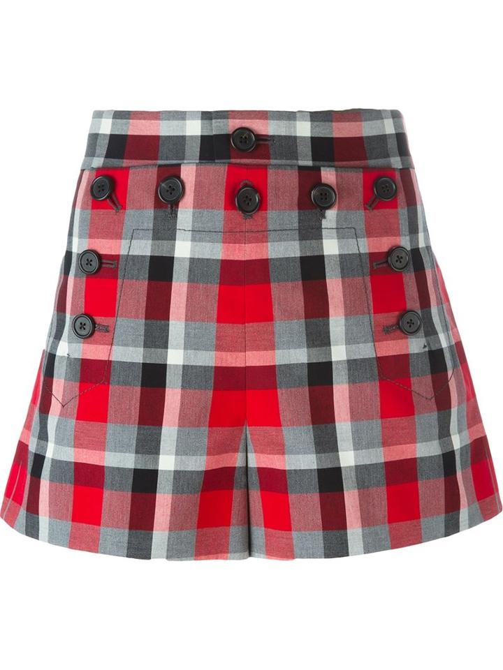 Marc Jacobs 'sailor' Check Shorts