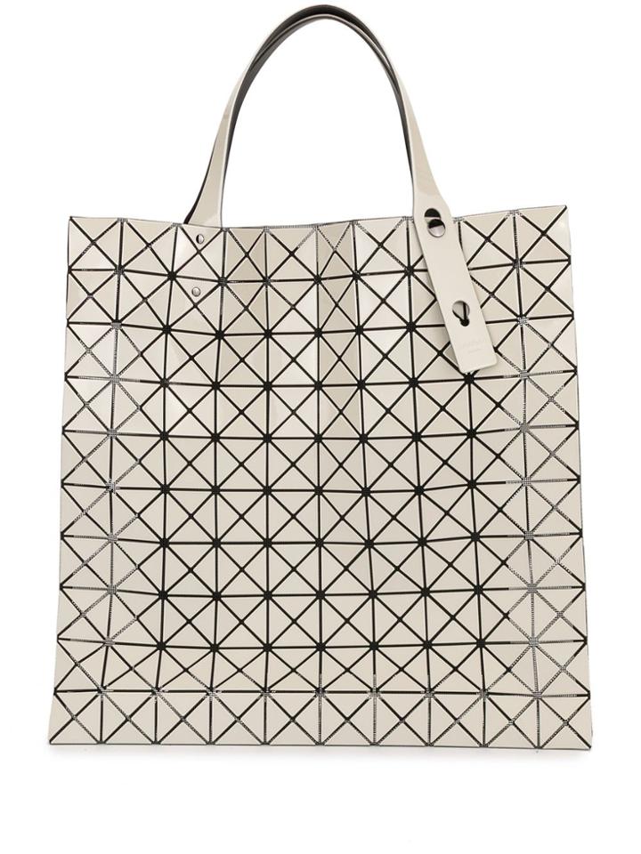 Bao Bao Issey Miyake Bi-texture Prism Tote Bag - White