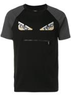 Fendi Bag Bugs Appliqué T-shirt - Black
