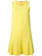 Ermanno Scervino Godet Hem Sleeveless Dress, Women's, Size: 42, Yellow/orange, Viscose/spandex/elastane