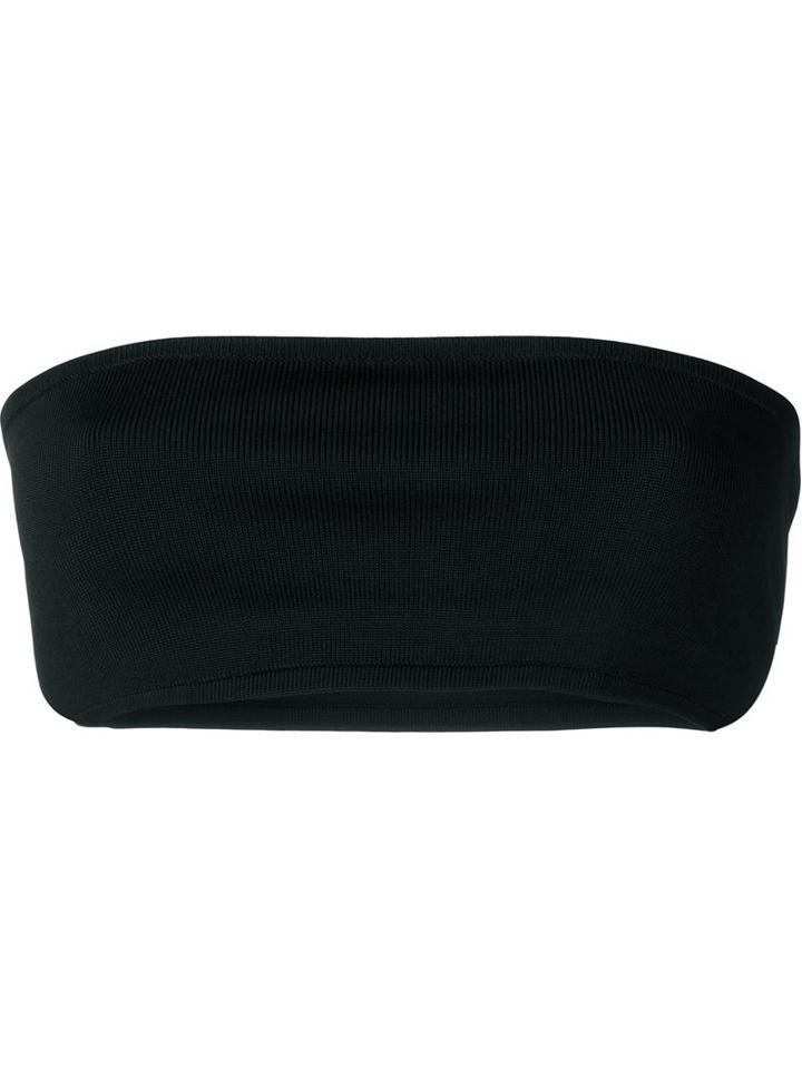 Balmain Ribbed Knit Bandeau Top