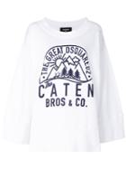 Dsquared2 - Printed Top - Women - Cotton - S, White, Cotton