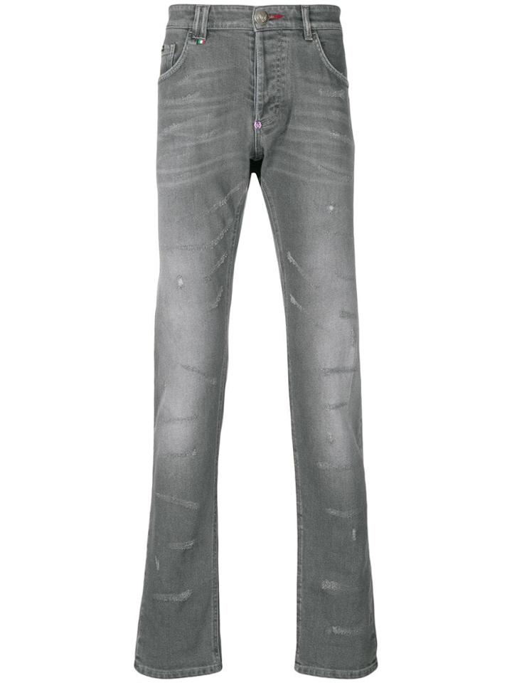 Philipp Plein Classic Slim-fit Jeans - Grey