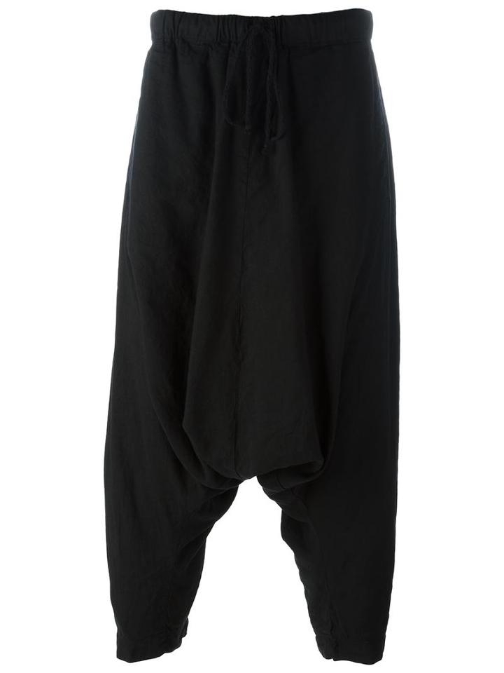 Lost & Found Rooms Soft Over Pants, Men's, Size: Medium, Black, Cotton/linen/flax