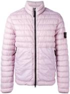 Stone Island Padded Zip Jacket, Men's, Size: Xl, Pink/purple, Polyamide/polyurethane Resin/feather Down