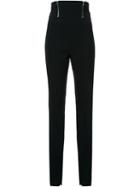 David Koma High Waisted Zip Detail Trousers