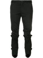 Comme Des Garçons Abstract Knee Trousers - Black