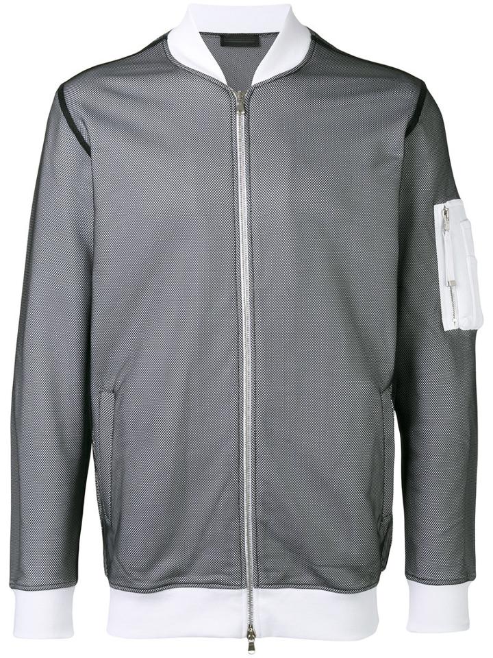 Zip Up Cardigan - Men - Cotton/nylon - Xl, White, Cotton/nylon, Diesel Black Gold