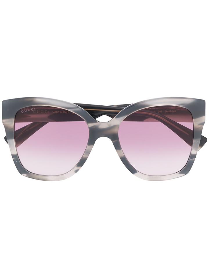 Gucci Eyewear Oversized Sunglasses - Grey