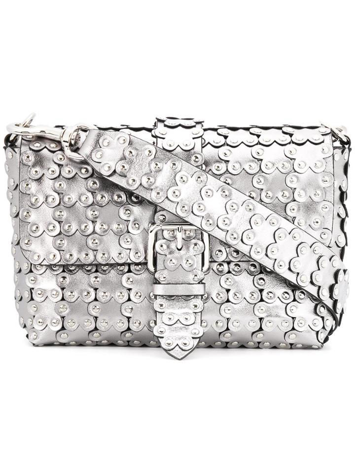 Red Valentino Studded Shoulder Bag - Metallic