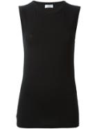 Brunello Cucinelli Classic Tank Top, Women's, Size: Large, Black, Cotton/spandex/elastane