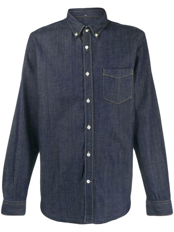 Closed Long-sleeved Denim Shirt - Blue