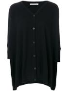 Stefano Mortari Slouchy Buttoned Cardigan - Black