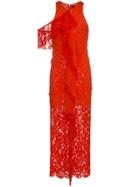 Proenza Schouler Corded Lace Dress - Red
