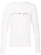Christian Dada 'love' Long Sleeved T-shirt - White