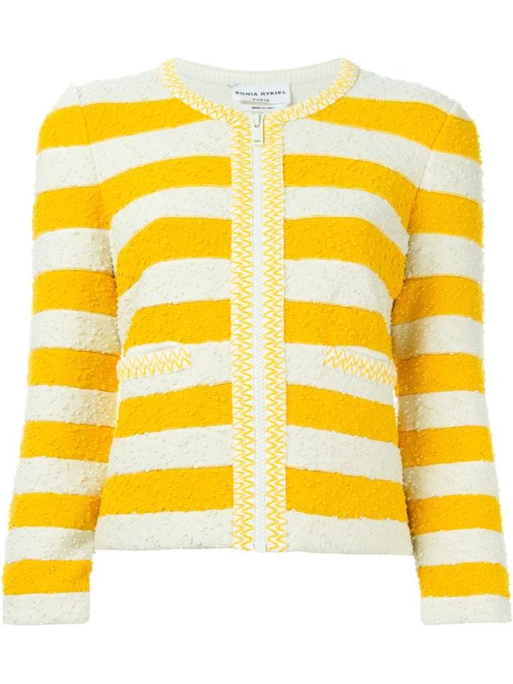 Sonia Rykiel Striped Cropped Jacket