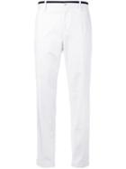 Dolce & Gabbana - Contrast Piped Trousers - Men - Cotton/polyamide/spandex/elastane/viscose - 48, White, Cotton/polyamide/spandex/elastane/viscose