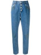 Balenciaga Slim-fit Jeans, Women's, Size: 42, Blue, Cotton