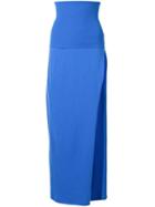 Jacquemus Knitted Maxi Skirt - Blue