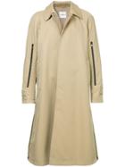 Takahiromiyashita The Soloist Zip-detail Trench Coat - Brown