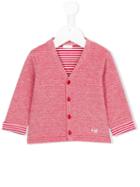 Il Gufo - V-neck Cardigan - Kids - Cotton/polyamide - 36 Mth, Red