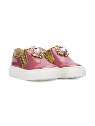 Quis Quis Teen Metallic Sneakers - Gold