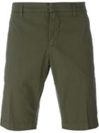 Dondup Chino Shorts, Men's, Size: 34, Green, Cotton/spandex/elastane