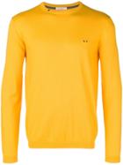 Sun 68 Fine Knit Sweater - Yellow & Orange