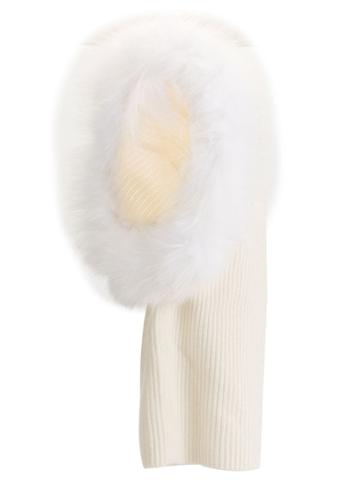 Eugenia Kim Paulina Fur-trimmed Hood - White