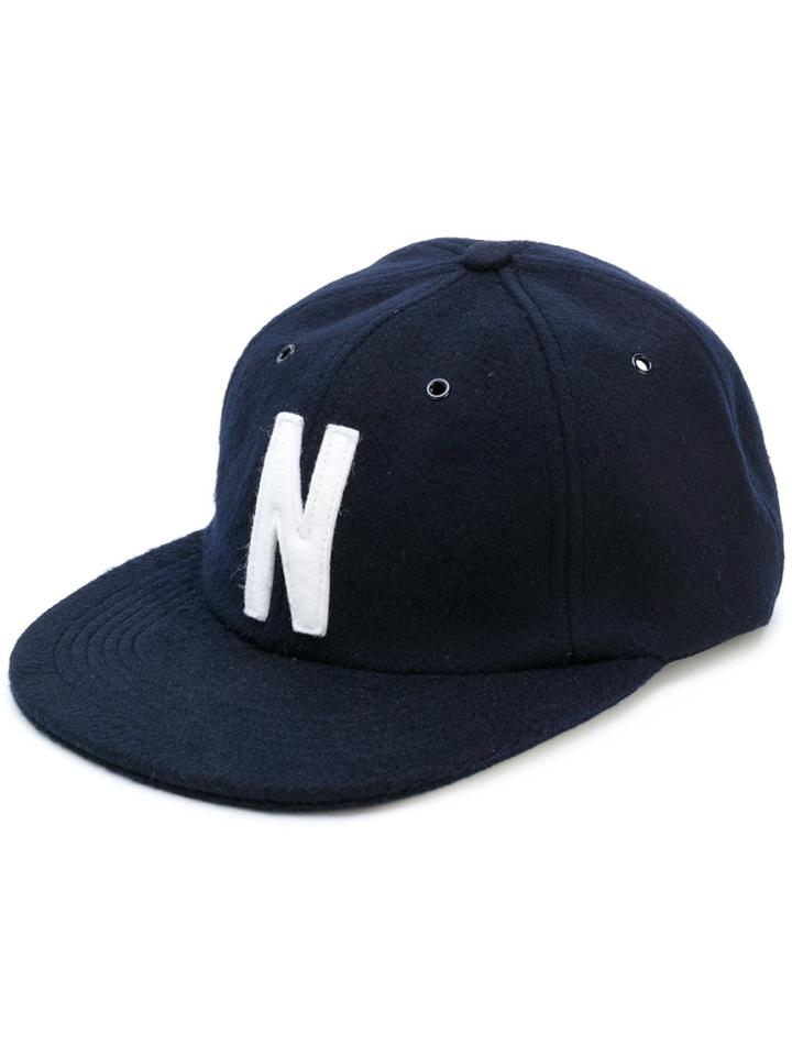 Norse Projects Patch Appliqué Cap - Blue