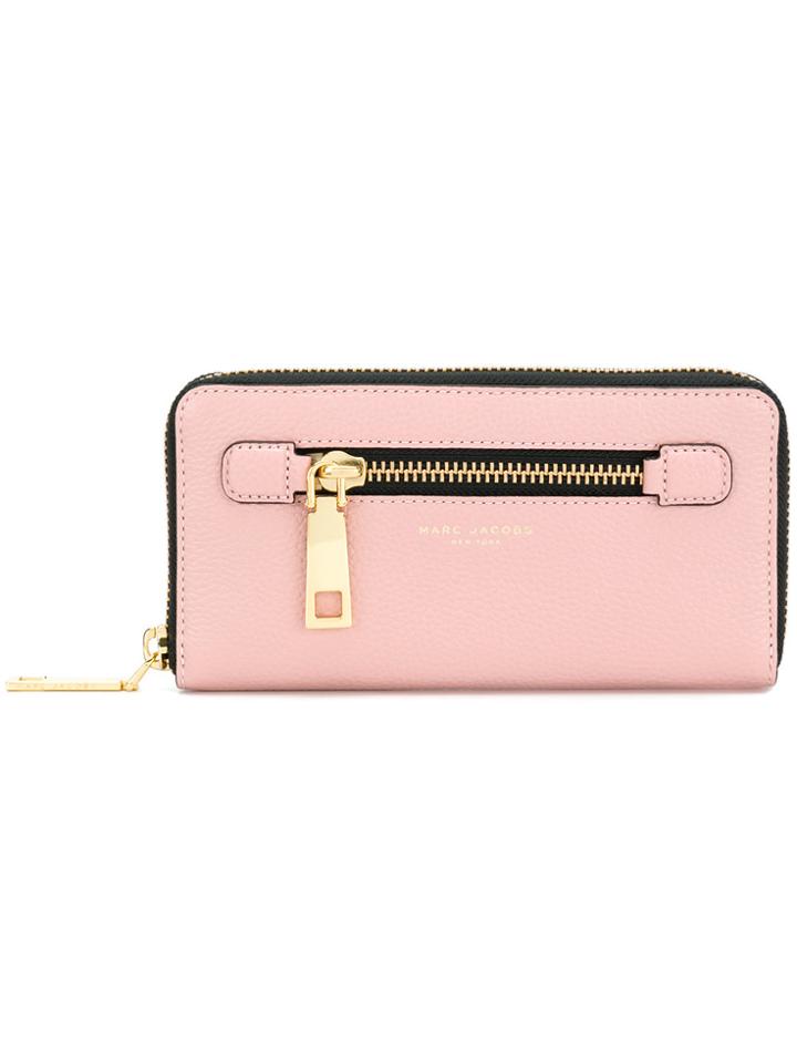 Marc Jacobs Gotham Standard Continental Wallet - Pink & Purple