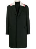 Lanvin Contrast-collar Coat - Black