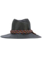 Maison Michel 'virginie' Hat, Women's, Size: Medium, Black, Paper/suede