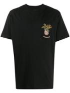 Maharishi Plant Embroidered Boxy T-shirt - Black