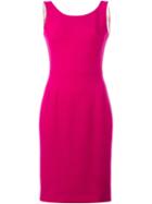Dolce & Gabbana Tailored Dress, Women's, Size: 46, Pink/purple, Silk/spandex/elastane/wool