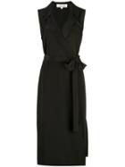 Diane Von Furstenberg Augusta Wrap Dress - Black