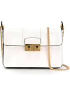 Lanvin 'jiji' Shoulder Bag, Women's, White, Calf Leather/polyester/cotton